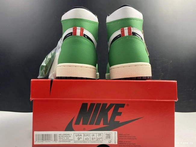 Chep Onekick High DB4612-300 Green Retro Lucky 1 Jordan Air 0708